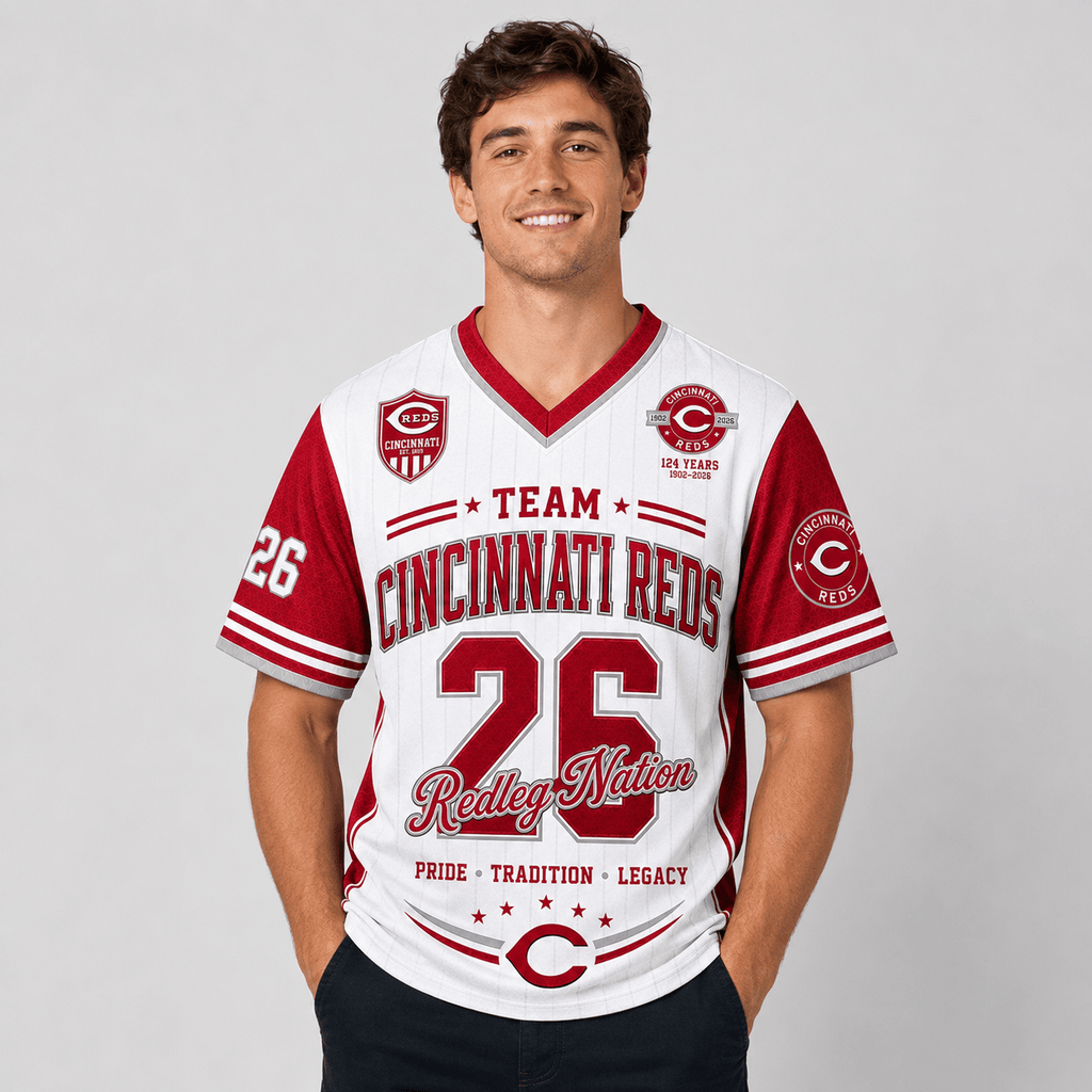 C.reds | Premium .m.l.b. Legacy Pride V-neck Jersey