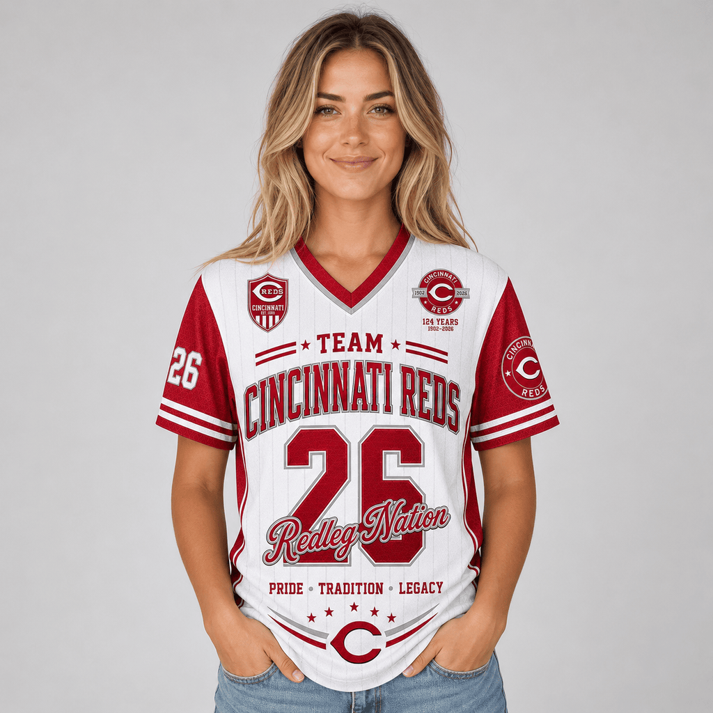 C.reds | Premium .m.l.b. Legacy Pride V-neck Jersey