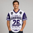 C.rockies | Premium .m.l.b. Legacy Pride V-neck Jersey