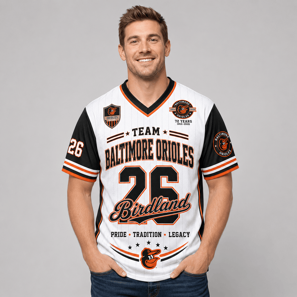 B.orioles | Premium .m.l.b. Legacy Pride V-neck Jersey