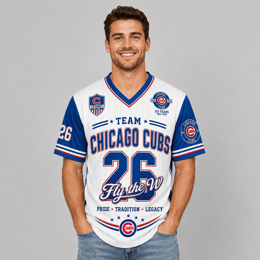 C.cubs | Premium .m.l.b. Legacy Pride V-neck Jersey