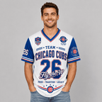 C.cubs | Premium .m.l.b. Legacy Pride V-neck Jersey