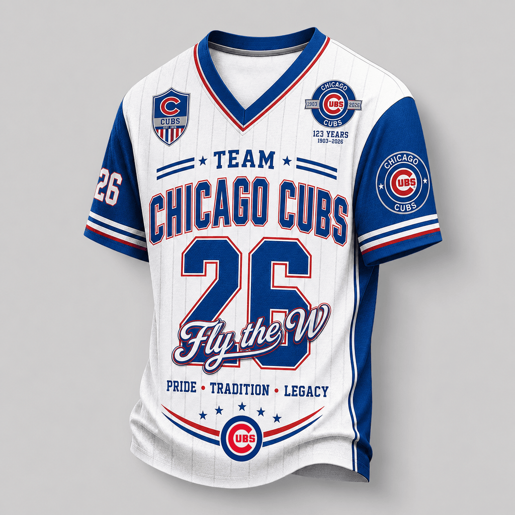 C.cubs | Premium .m.l.b. Legacy Pride V-neck Jersey
