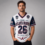 A.braves | Premium .m.l.b. Legacy Pride V-neck Jersey