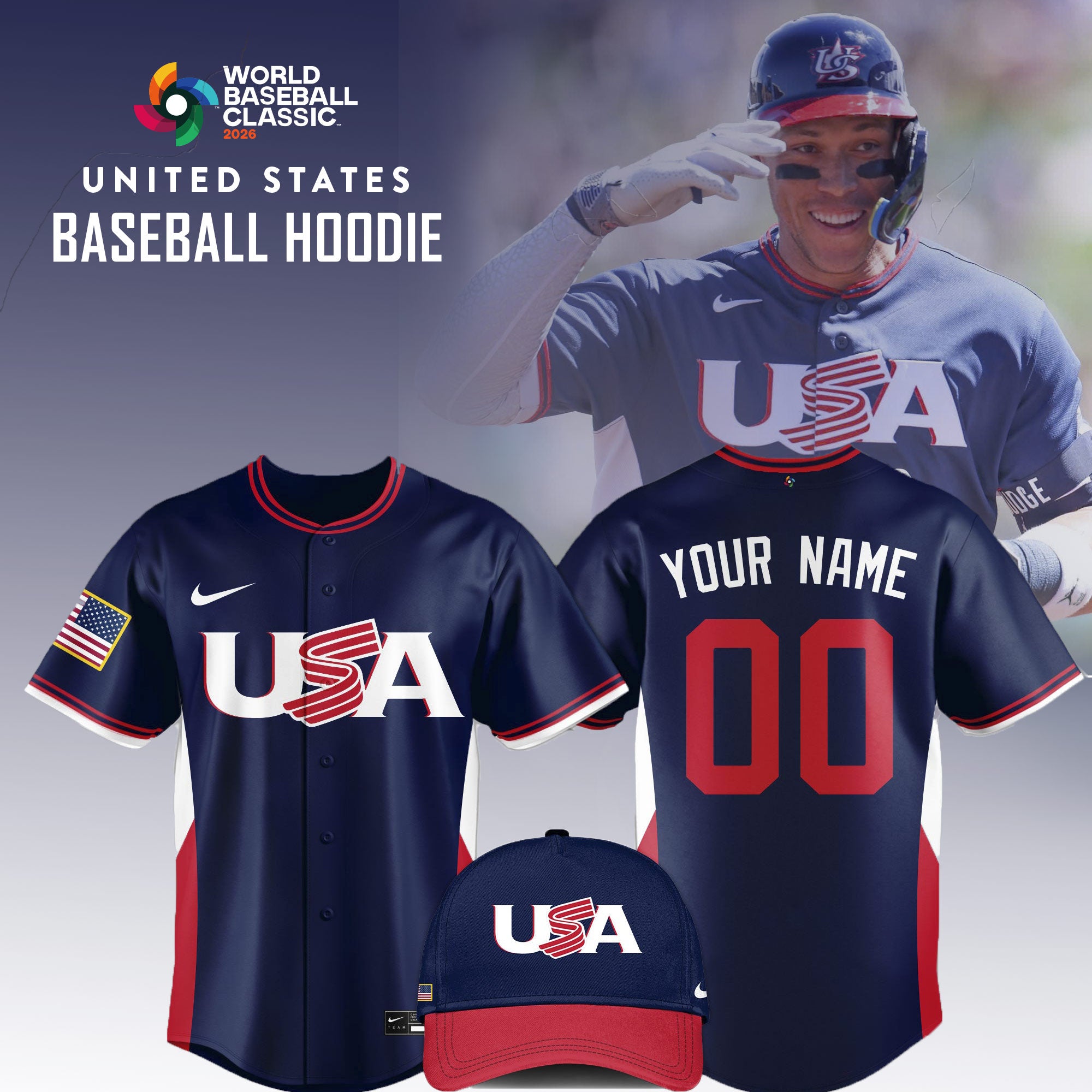 USA Baseball 2026 World Classic Jersey Limited Edition.