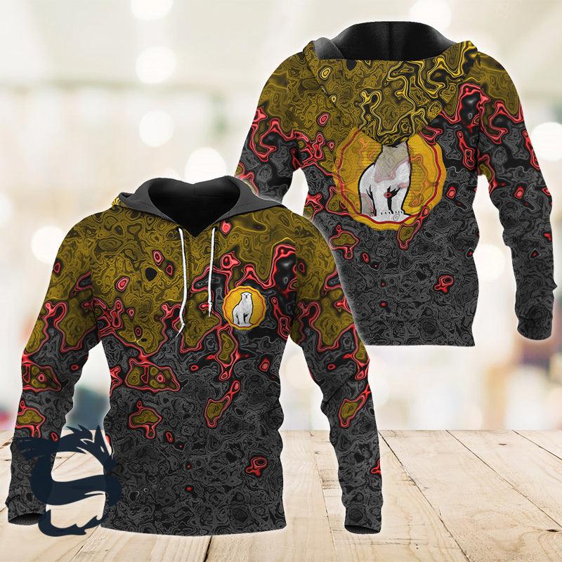 Holographic Color Bundaberg Brewed Drinks All Over Print Hoodie, Bundaberg Pullover Hooded Sweatshirt, Bundaberg Logo 3d Print Unisex Zip Hoodies