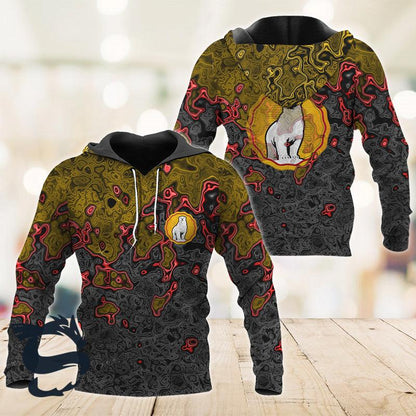 Holographic Color Bundaberg Brewed Drinks All Over Print Hoodie, Bundaberg Pullover Hooded Sweatshirt, Bundaberg Logo 3d Print Unisex Zip Hoodies