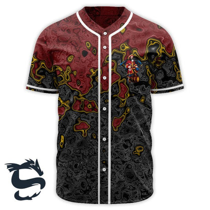 Holographic Colorful Captain Morgan Baseball Jersey, Captain Morgan Logo All Over Printed Baseball Jersey, Captain Morgan Unisex Baseball Jersey