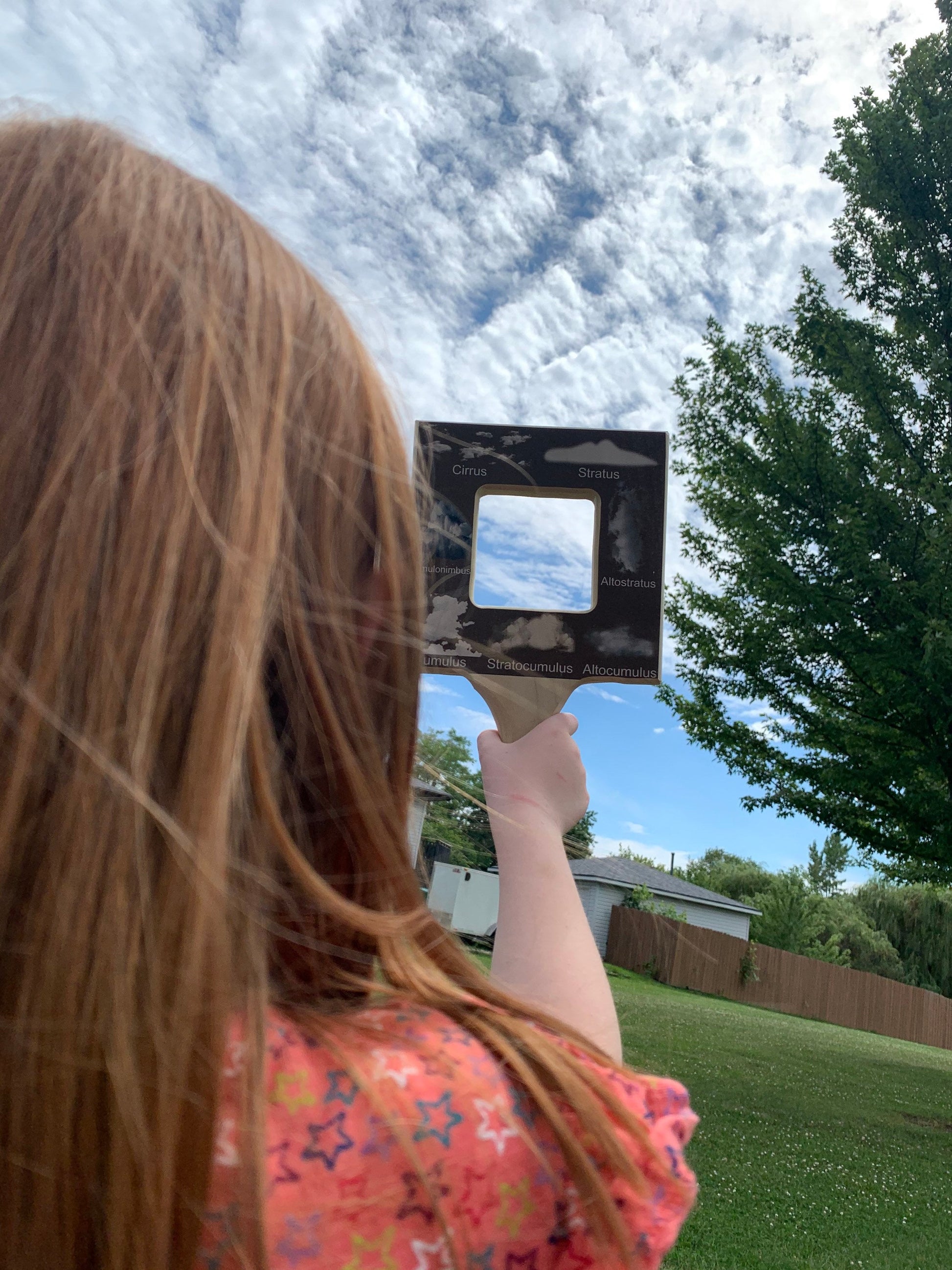 Nature guide finder, leaf finder, cloud viewer, cloud identification guide, nature guide frame, homeschooling materials, Montessori toy