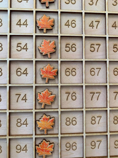 Montessori Math 100 board Set, wooden multiplication table, 100 frame, 100 board, wooden toys, educational toy, original hunderd board