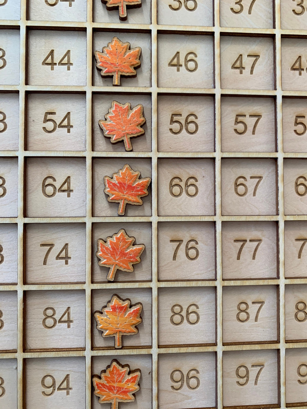 Fall, Halloween themed counters, math counters, wooden counters, manipulatives