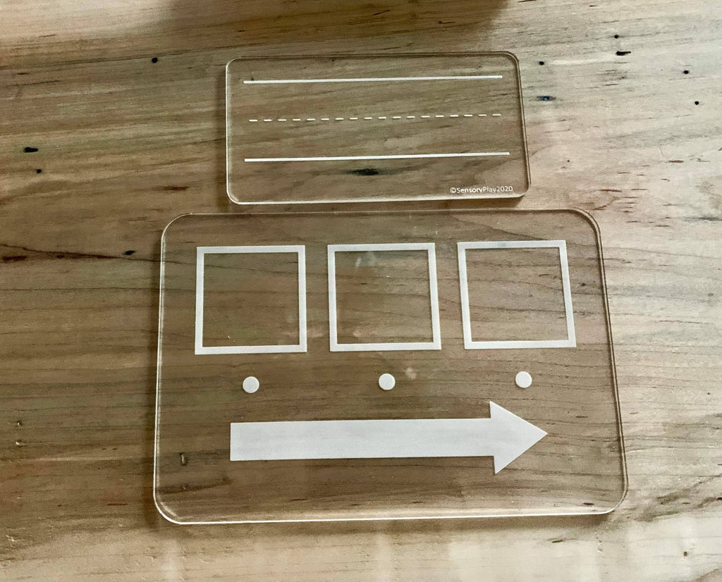 Dry erase CvC word building board, acrylic CVC board, educational spelling material, word building board, learn to spell activity