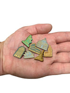 100 world monument counters, taj mahal, eifel tower, collusseum loose parts, big ben manipulatives, statue of liberty landmarks 100 board