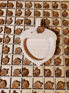 100 alphabet acorn counters loose parts manipulatives, 100 board counters, bag of acorns, sensory play, acorn tokens, montessori letters