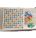 100 holiday lights math manipulatives, christmas lights sensory play fill, wooden counting tokens, 100 board counters, Hanukkah lights