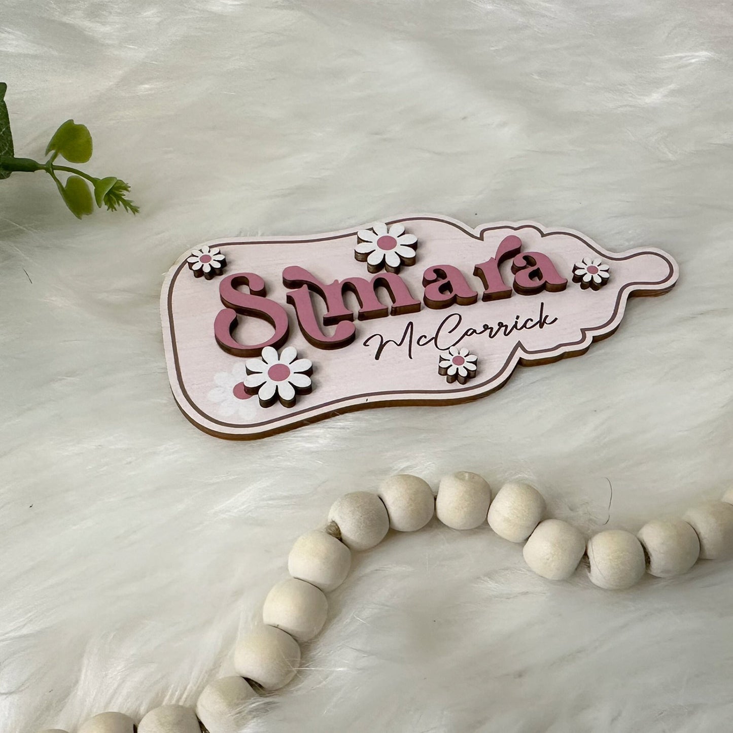 Personalized Baby Birth Stats Board, Baby Bottle Name Sign, Baby Name Announcement, Birth Announcement, Name Sign, Baby Name Sign