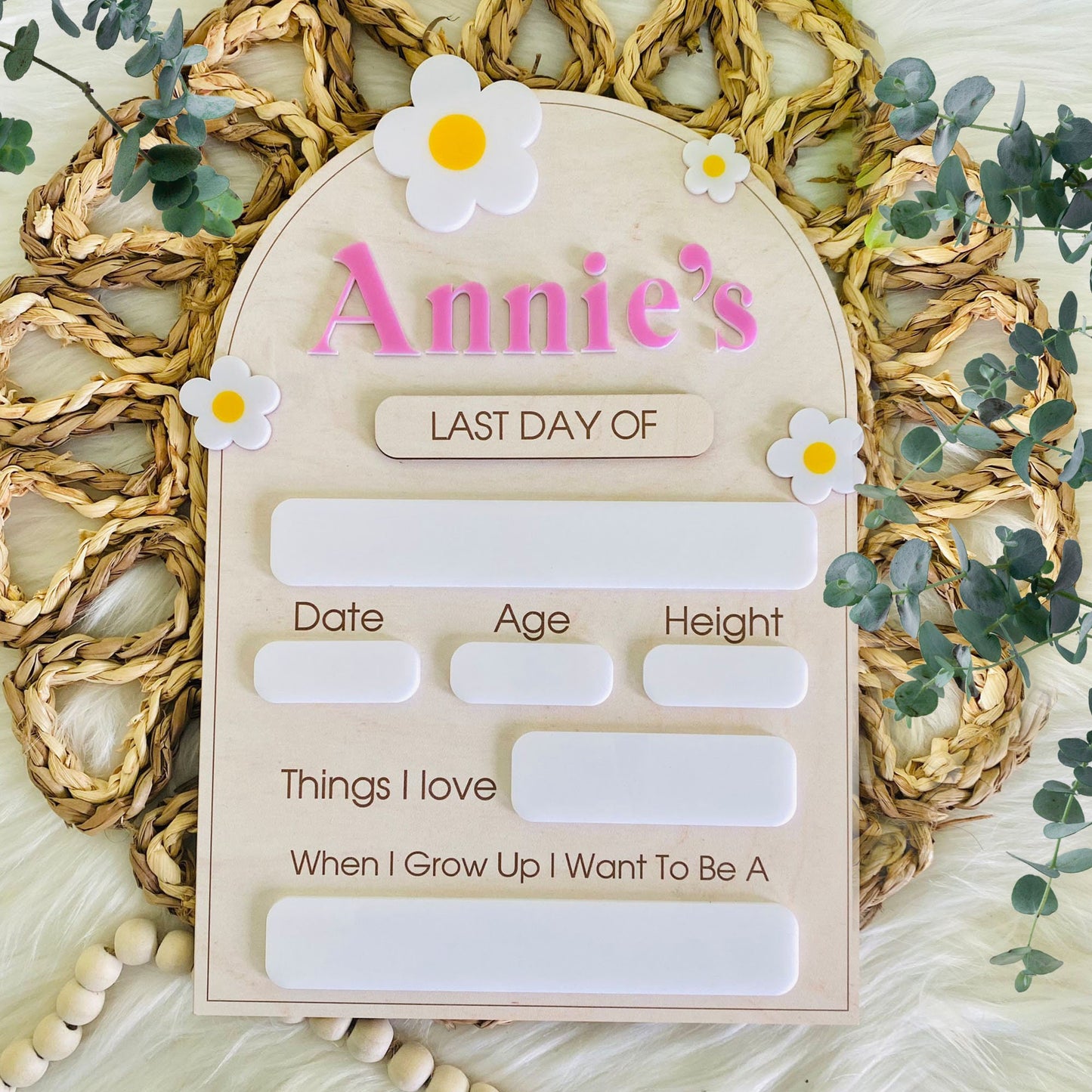 First & Last Day Of School Interchangeable Sign, First Day Of School Sign, School Photo Props, Back To School Sign