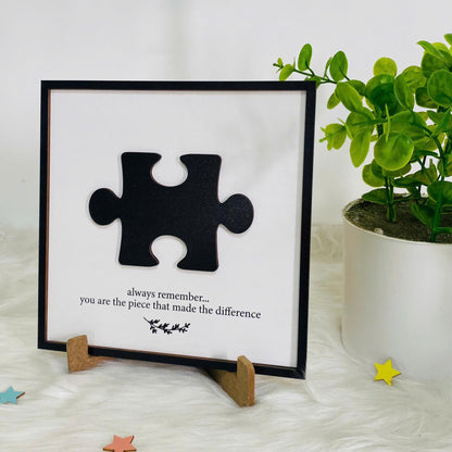 Personalized Difference Maker, You Are The Piece That Made The Difference, Mentor Gift, Retirement Present Gift, Coworker Farewell Gift
