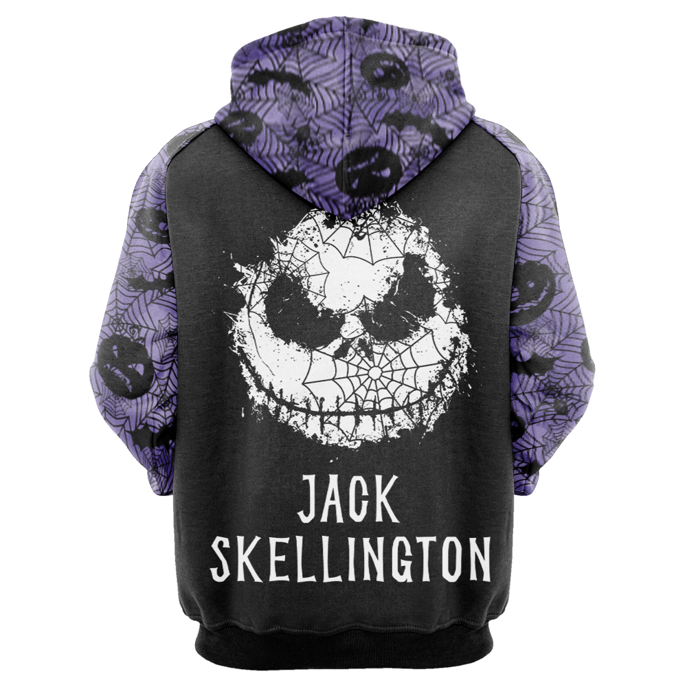 What A Wonderful Nightmare Jack Skellington 3D Hoodie, Jack Skellington Spider Web Pullover Hooded Sweatshirt, Jack Skellington Unisex Hoodies