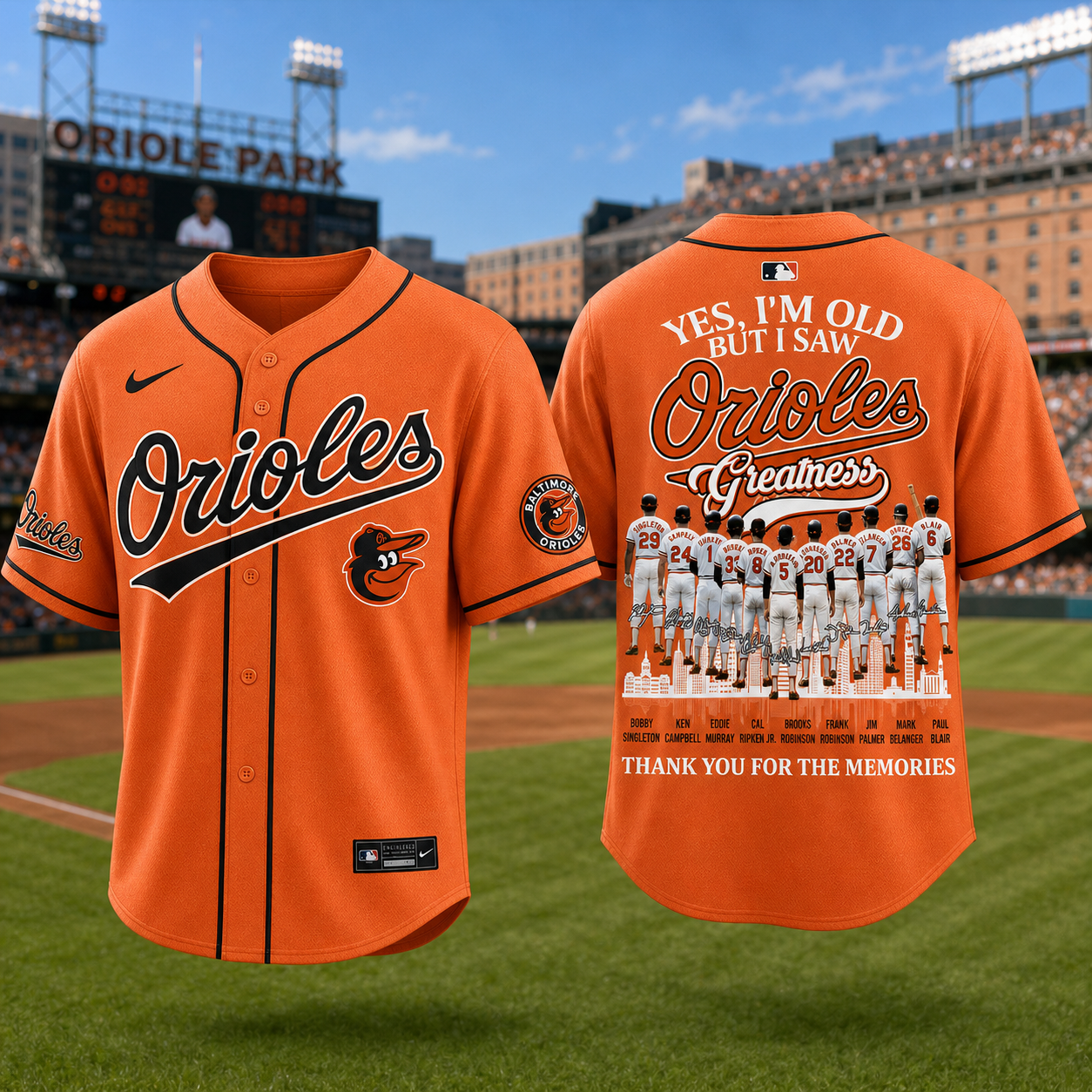 B.Orioles| Premium Greatness Jersey HCH