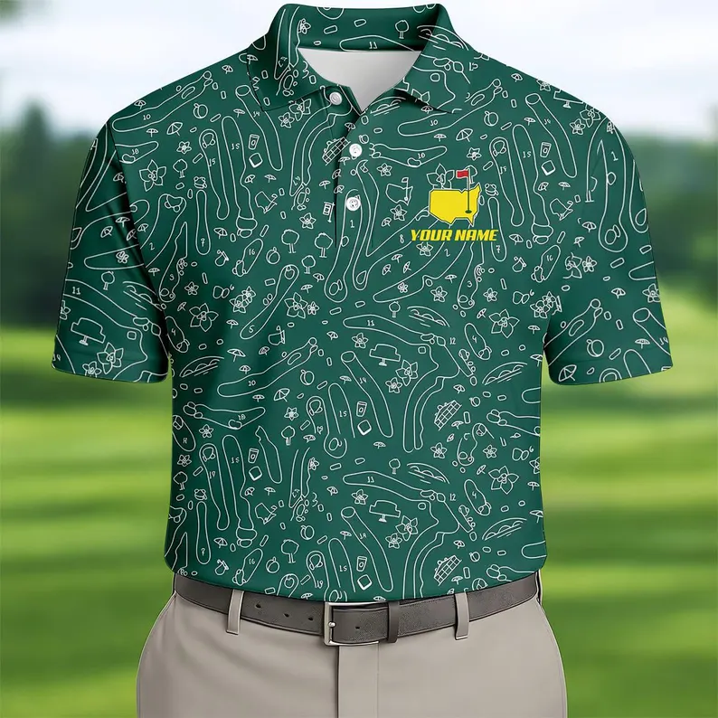 Custom Augusta Masters Golf Polo Shirt