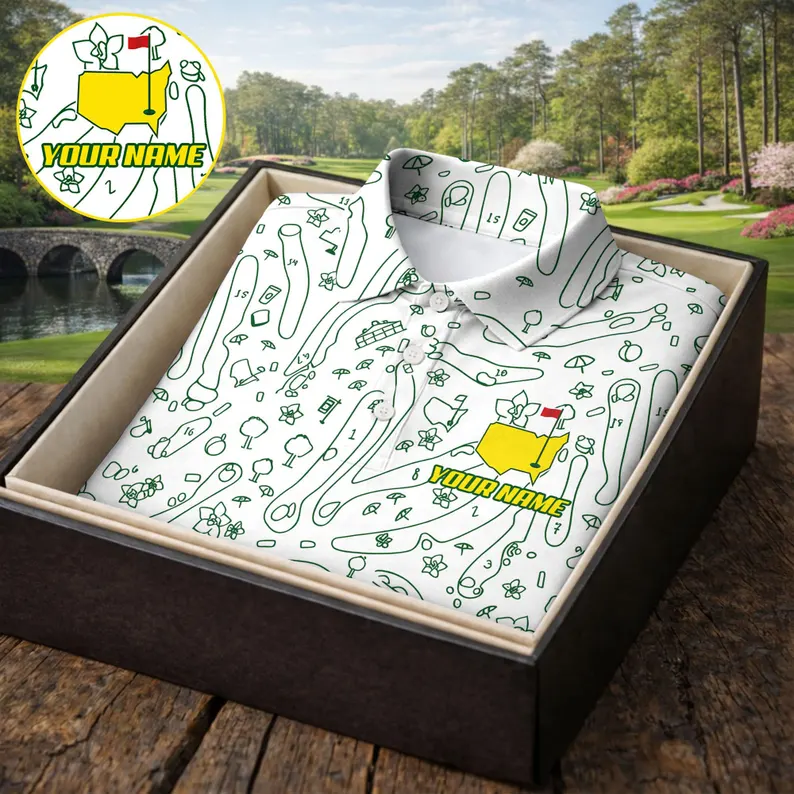 Custom Augusta Masters Golf Polo Shirt