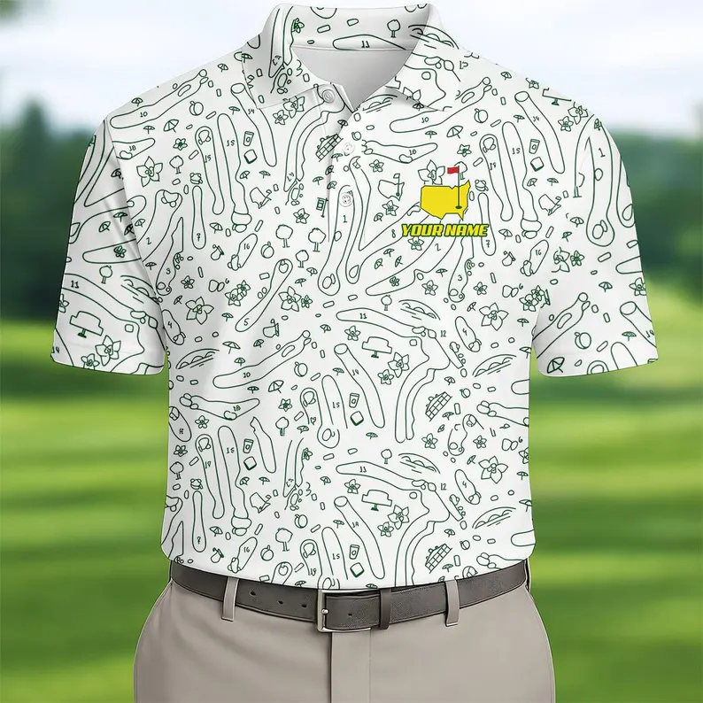 Custom Augusta Masters Golf Polo Shirt