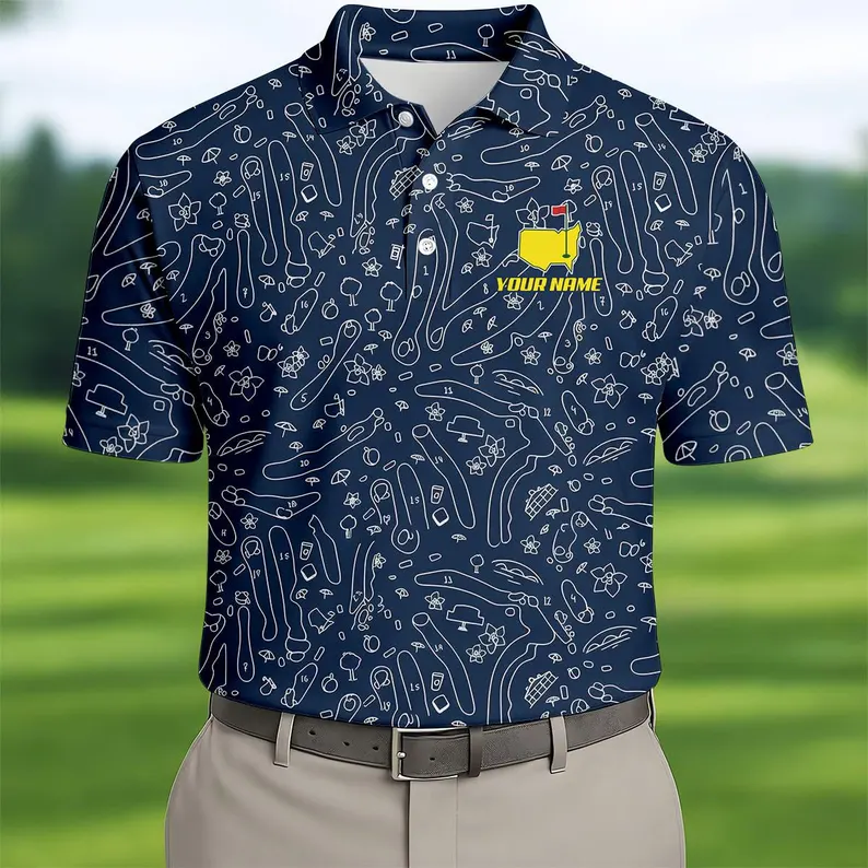 Custom Augusta Masters Golf Polo Shirt