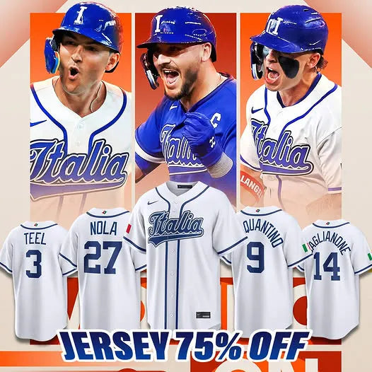 Italia Baseball 2026 World Classic Jersey Limited Edition.