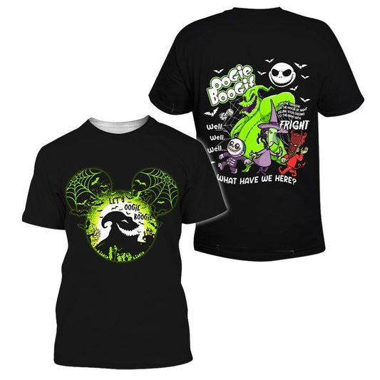 Let's Oogie Boogie 3D T-shirt, Funny Halloween Party Tshirt